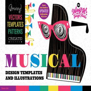 爵士音乐主题插画 Jazz Music Inspired Illustrations