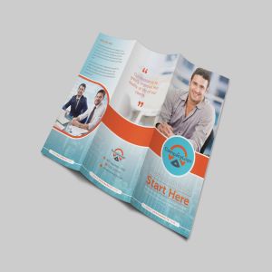 多用途企业商务主题三折页宣传单设计模板v2 Business Multipurpose Trifold Vol 2