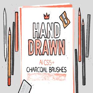碳画笔AI笔刷 Charcoal AI brushes