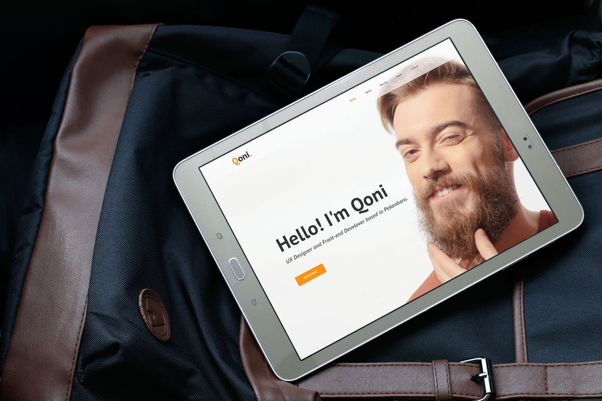 逼真的Android平板电脑PSD样机 Android Tablet Realistic PSD Mockups