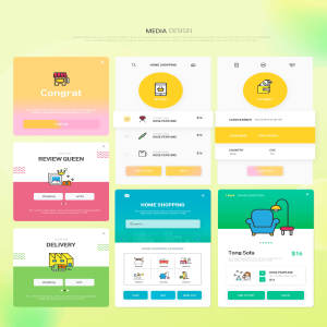 手机电子商务购物APP应用页面UI设计