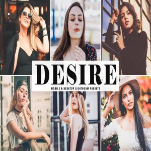 高端人像摄影后期处理LR调色预设 Desire Mobile & Desktop Lightroom Presets