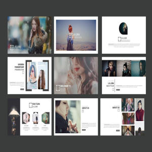 现代多图的极简主义商业化ppt模板下载[pptx]