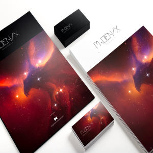 黑白两种风格海报&企业名片设计样机模板01 Black and White A4 and Business Cards Mockup 01