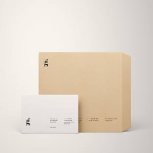 两种尺寸规格信封设计PSD样机模板 Two Size Envelope Mockups .PSD