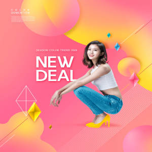 女性时尚服饰广告电商创意海报[PSD]