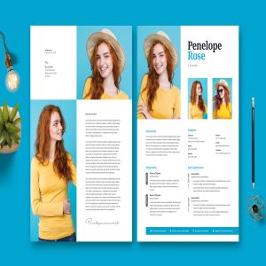 职业旅行家介绍信/个人简历设计模板v44 Traveller Resume / CV Template 44