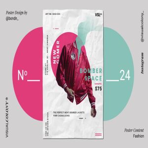 时尚服饰促销广告海报设计模板 Fashion Poster