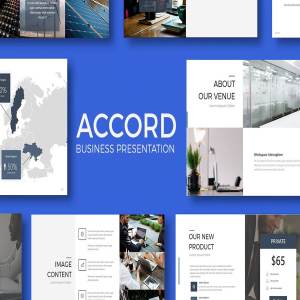 正式商务风格的PPT报告演示模板