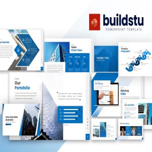 高级写字楼物业管理/租赁服务公司介绍PPT幻灯片模板 Buildstu – Business Powerpoint Template