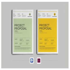 一款浅色系创意简洁画册下载[DOC, INDD]