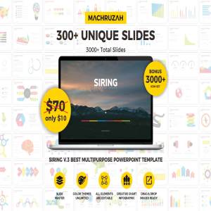 商业化多用途的幻灯片模板下载 SIRING Multipurpose Powerpoint [pptx]