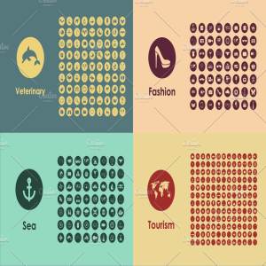 圆形矢量图表大礼包[139个类别] HAMSTER Round Icons Library