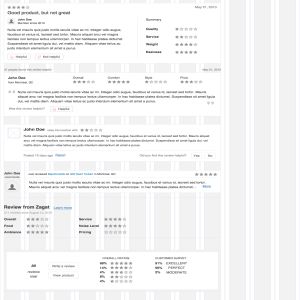 Totalwireframe 原型素材系列之 Product Reviews Library [for Axure]