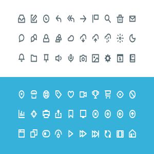 一套简约实用的图标集 60 Vicons’ Icon Set