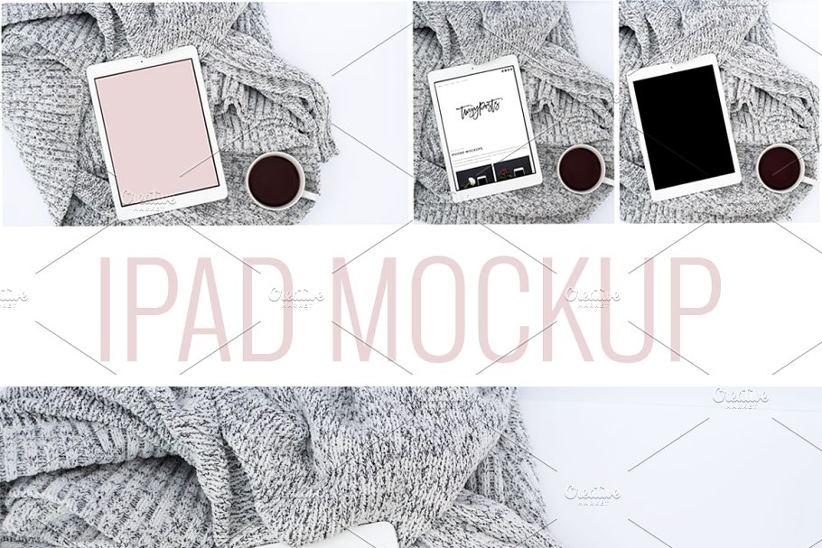 极简主义iPad样机 Stock Photo | Tablet PSD Mockup