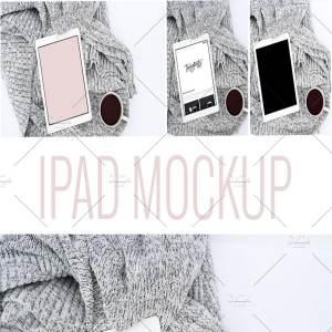 极简主义iPad样机 Stock Photo | Tablet PSD Mockup
