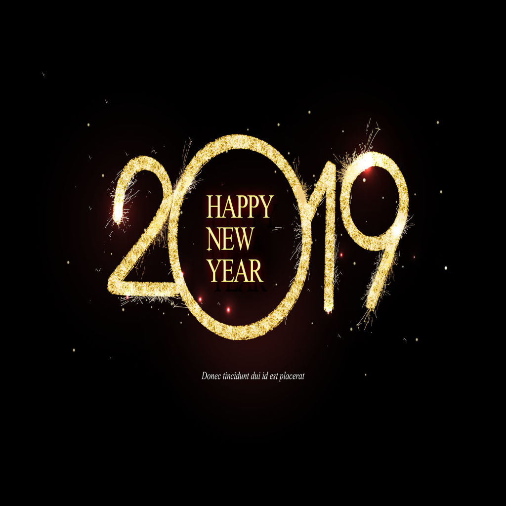 2019猪年数字创意图形素材PSD