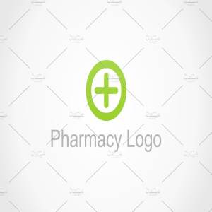 简约的药店/诊所Logo模板插图1