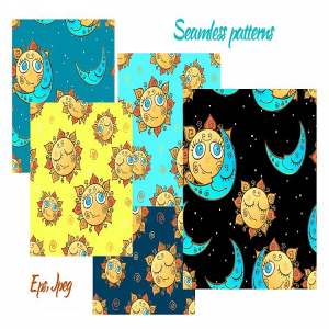 创意可爱风格十二星座插画合集