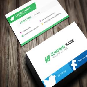 简单而富有创意公司名片模板 Creative Business Card Template插图3