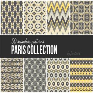 50款经典民族特色图案纹理 50 Seamless Patterns (EPS, JPG)