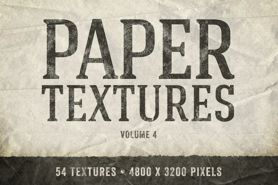 皱褶纸张纹理合集v4 Paper Textures Pack Volume 4