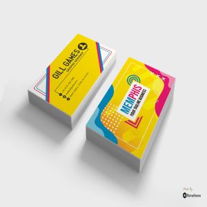 孟菲斯风格企业名片设计模板v19 Business Card vol. 19 HR