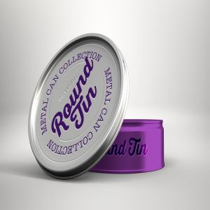 圆形金属锡罐包装样机Vol.3 Round Tin Can Packaging Mockups  Vol.3