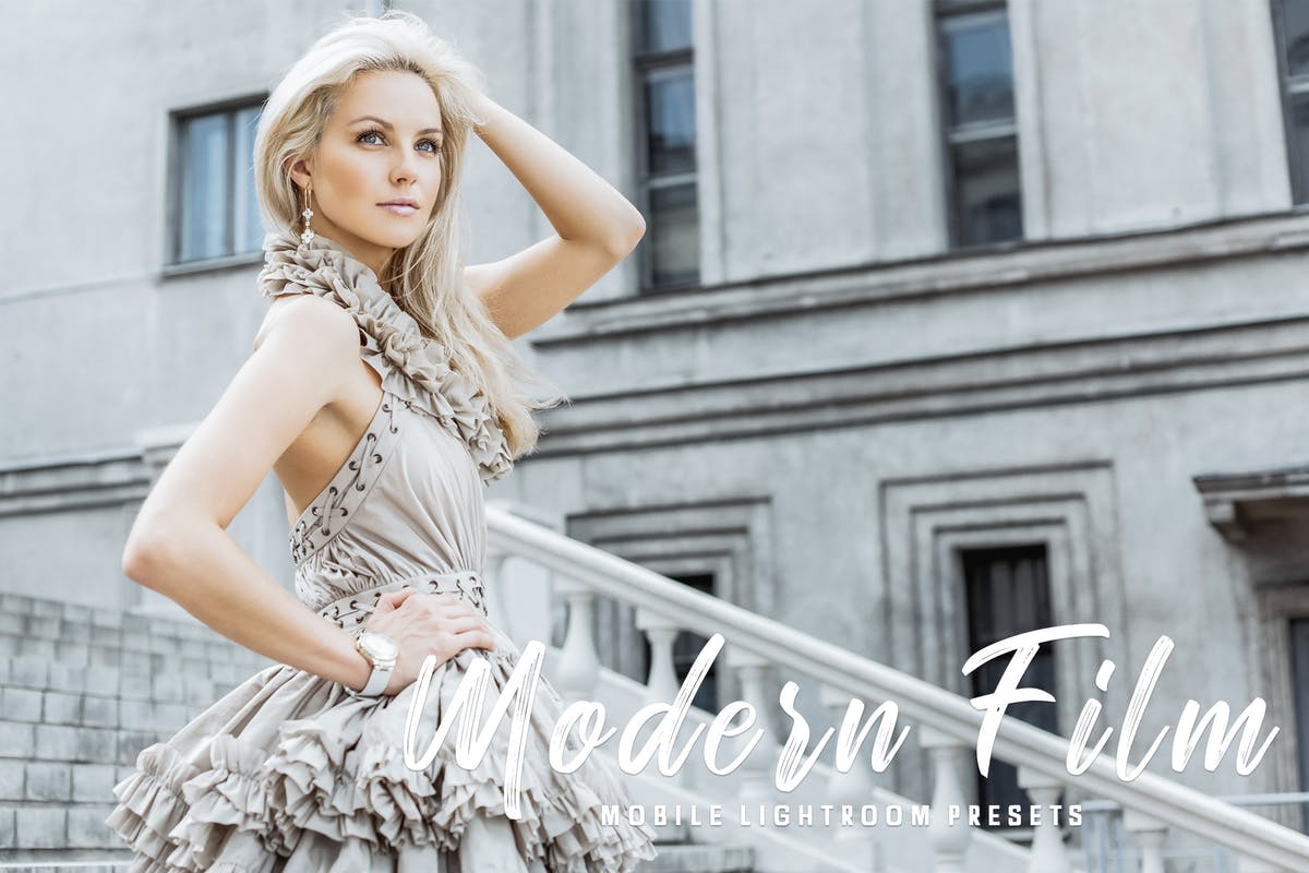 时尚电影胶片效果照片调色LR预设 Modern Film Mobile and Desktop Lightroom Presets