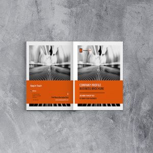 简约风格方形企业介绍手册设计模板 Square Company Profile