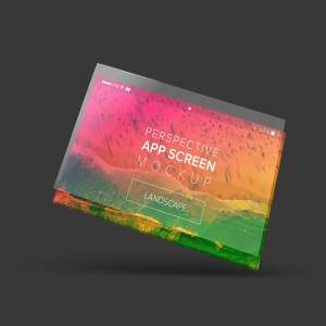 APP屏幕界面设计演示样机模板04 Perspective App Screen Mockup 04插图3