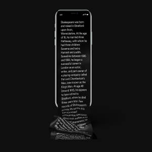 不一样的长滚动创意界面 iPhone X 样机 Free Long Scroll iPhone X Mockup