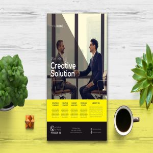 企业品牌营销海报传单设计模板 Corporate Flyer