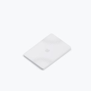 MacBook苹果笔记本电脑等距左视图黏土样机03 Clay MacBook Mockup, Isometric Left View 03