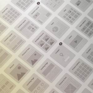 网站设计线框图设计套件 Website Wireframe Kit