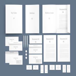 企业品牌宣传物料样机模板 Stationery Mockups