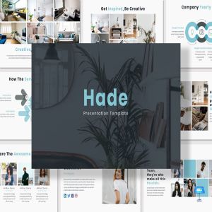 时尚高端的极简主义风格Google Slides幻灯片演示模版（pptx）