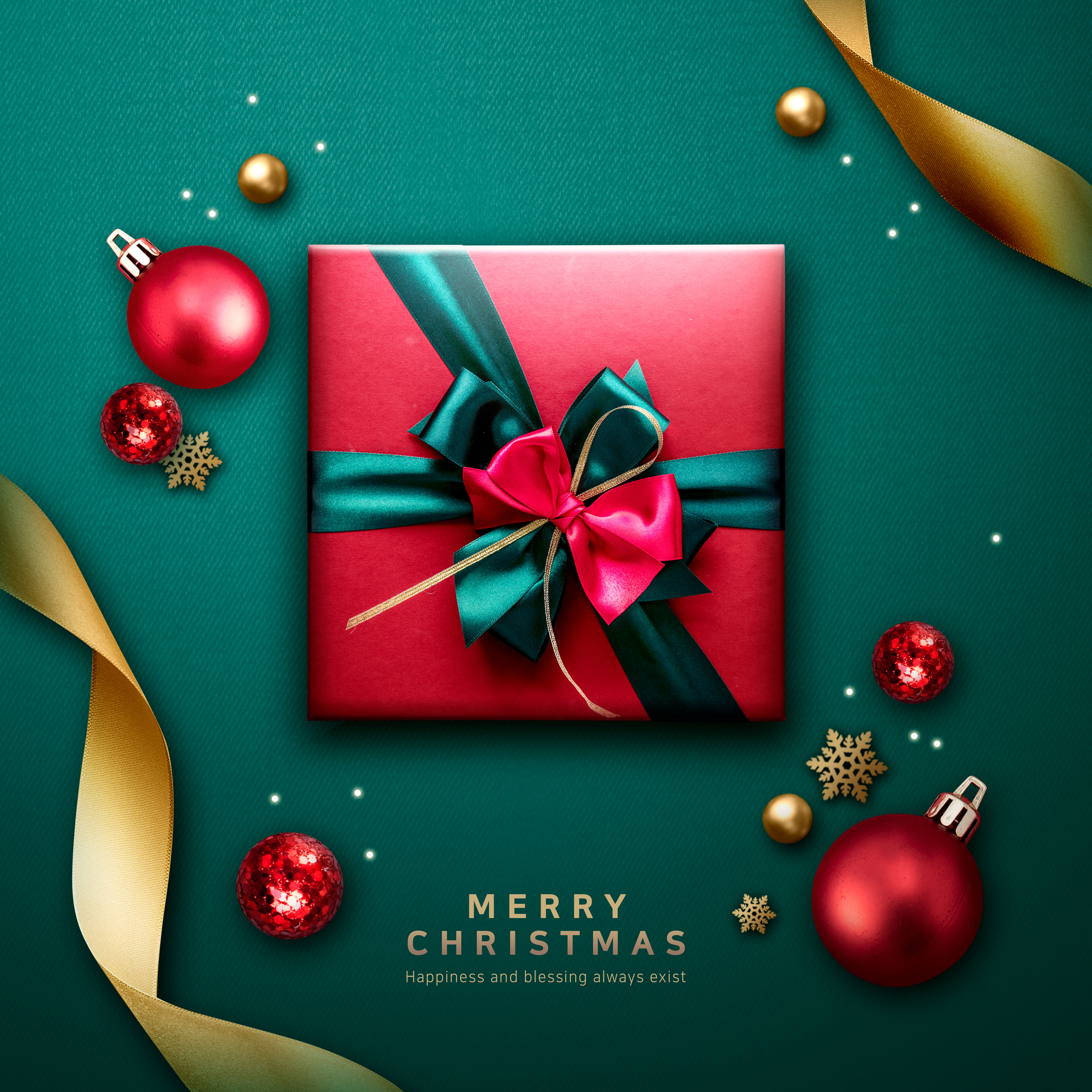 圣诞礼物礼品促销海报模板psd素材