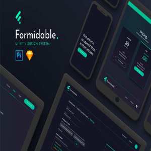 一流设计素材网下午茶：FAQ客服服务类响应式网盘模板下载[PSD,Sketch]