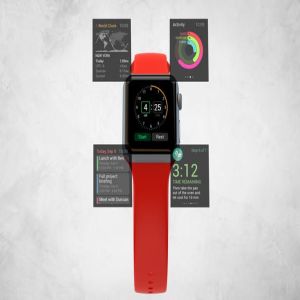 Apple智能手表APP设计展示设备样机V.3 Apple Watch Mockup V.3插图3