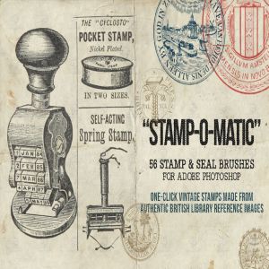 复古印章及戳笔刷套件 Free Vintage Stamp & Seal Brush Set