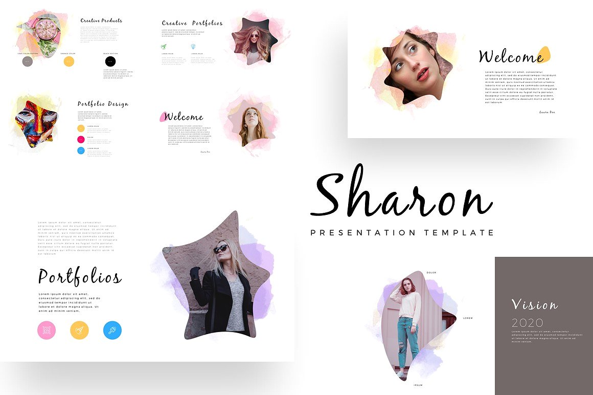 优雅时尚的PowerPoint模板