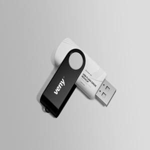 创意U盘设计效果演示样机 Flash Drive Mockup
