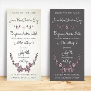 樱花主题婚礼平面设计素材 Cherry Blossom Wedding Suite