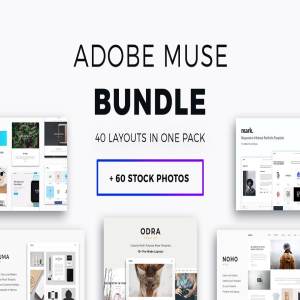 40+超级网站模板[for Adobe Muse] Adobe Muse Bundle – 40+ Templates