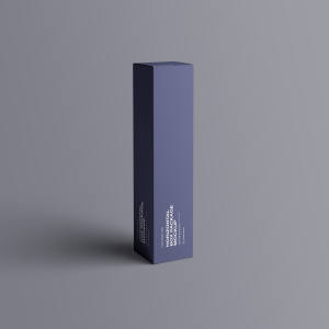 Download 水平长方体产品包装盒定制设计样机模板 Horizontal Package Box Mockup - 一流设计网