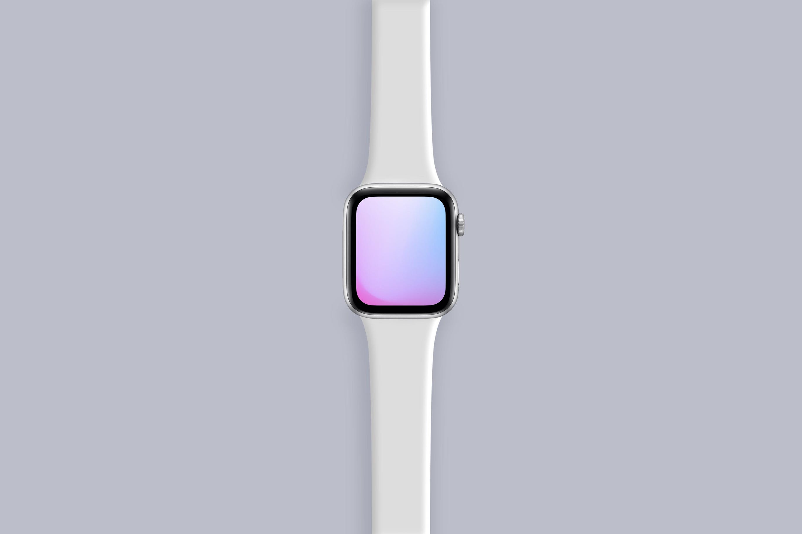 2019款Apple Watch第五代机型智能手表样机模板 Apple Watch Series 5 Mockup