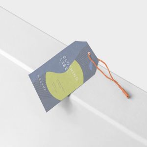 服装挂牌标签设计图样机模板 Clothing Label Mockups