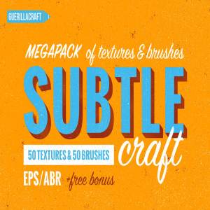 沙砾尘土等细微纹理&笔刷合集 Subtlecraft – textures and brushes